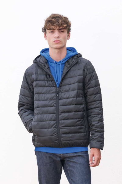 SO04444 - SOL'S STREAM HOODED MEN - LIGHTWEIGHT HOODED PADDED JACKET