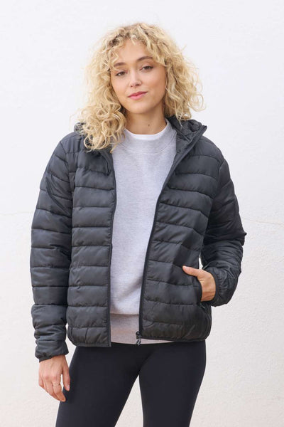 SO04445 - SOL'S STREAM HOODED WOMEN - LIGHTWEIGHT HOODED PADDED JACKET