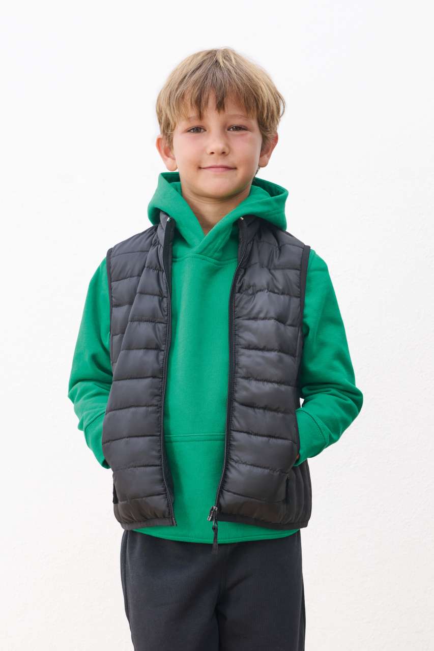 SO04446 - SOL'S STREAM BW KIDS' - LIGHTWEIGHT PADDED BODYWARMER