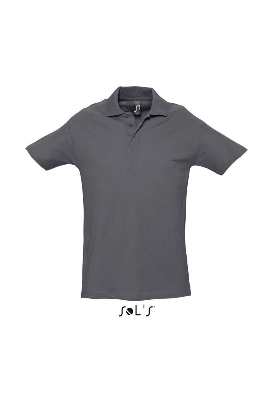 SO11362 - SOL'S SPRING II - MEN’S PIQUE POLO SHIRT – Mărimi 2XL, 3XL, 4XL, 5XL, S, M, L