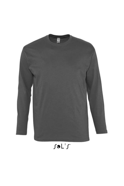 SO11420 - SOL'S MONARCH - MEN'S ROUND COLLAR LONG SLEEVE T-SHIRT