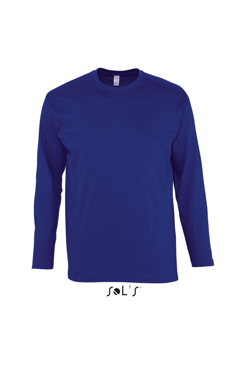 SO11420 - SOL'S MONARCH - MEN'S ROUND COLLAR LONG SLEEVE T-SHIRT