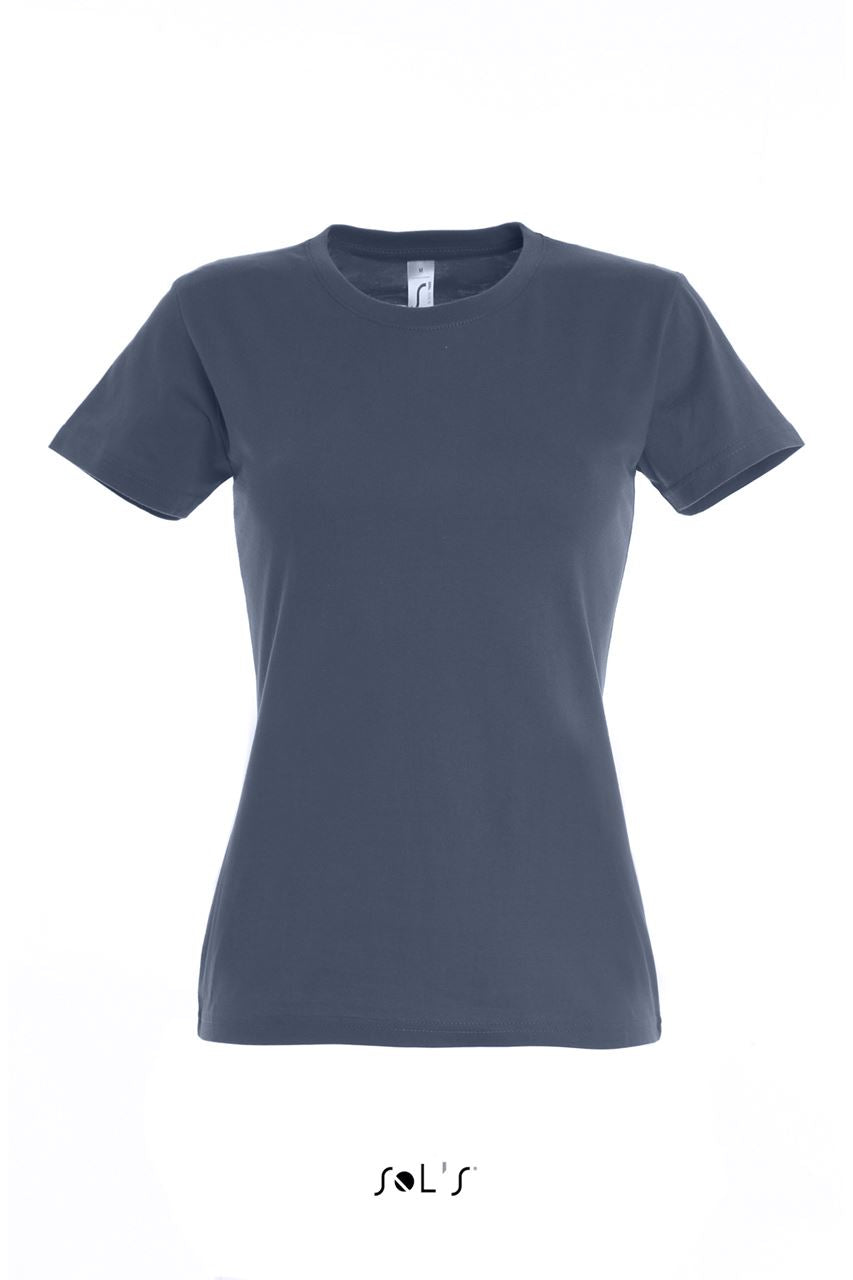 SO11502 - SOL'S IMPERIAL WOMEN - ROUND COLLAR T-SHIRT – Mărimi M, L, XL