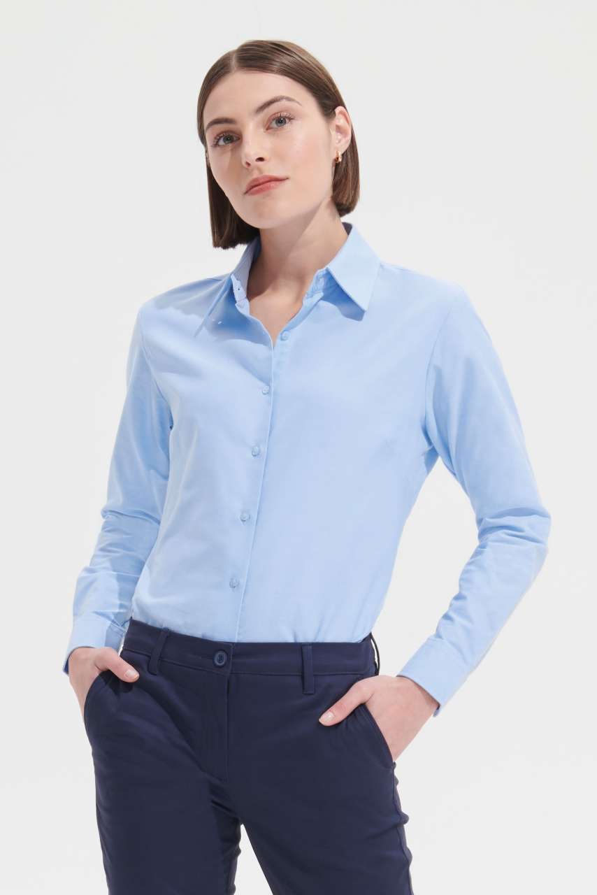 SO16020 - SOL'S EMBASSY - LONG SLEEVE OXFORD WOMEN'S SHIRT