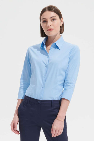 SO17010 - SOL'S EFFECT - 3/4 SLEEVE STRETCH WOMEN'S SHIRT
