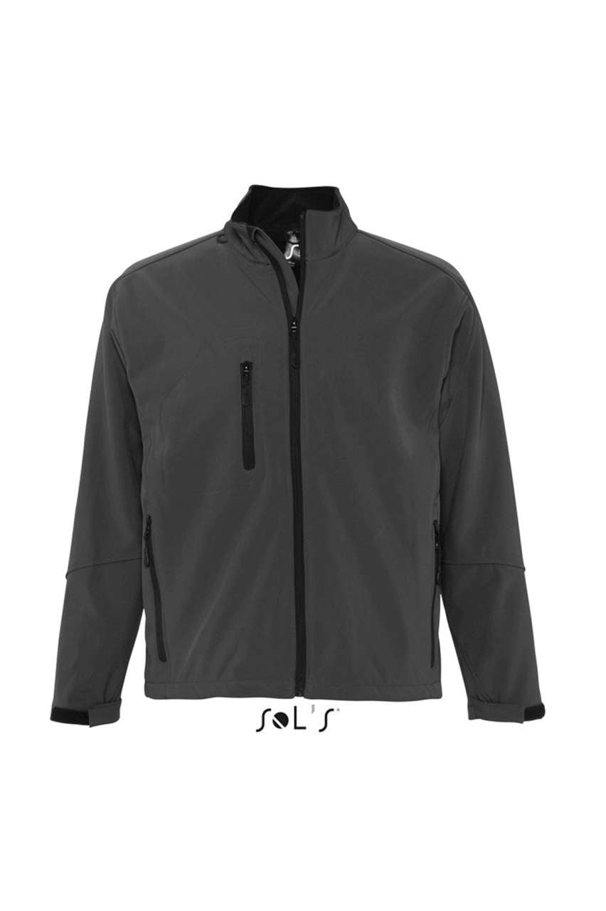SO46600 - SOL'S RELAX - MEN'S SOFTSHELL ZIPPED JACKET