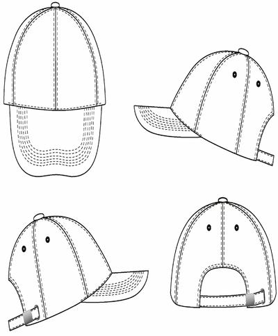 SO88100 - SOL'S BUFFALO - SIX PANEL CAP