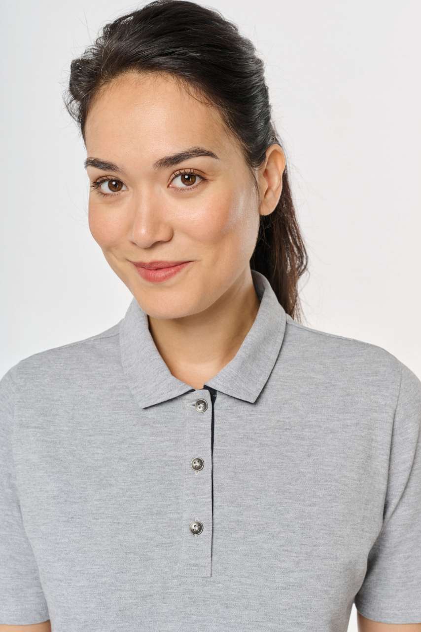 WK209 - LADIES’ SHORT-SLEEVED LONGLINE POLO SHIRT
