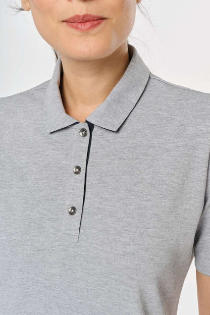 WK209 - LADIES’ SHORT-SLEEVED LONGLINE POLO SHIRT