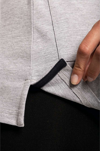 WK209 - LADIES’ SHORT-SLEEVED LONGLINE POLO SHIRT