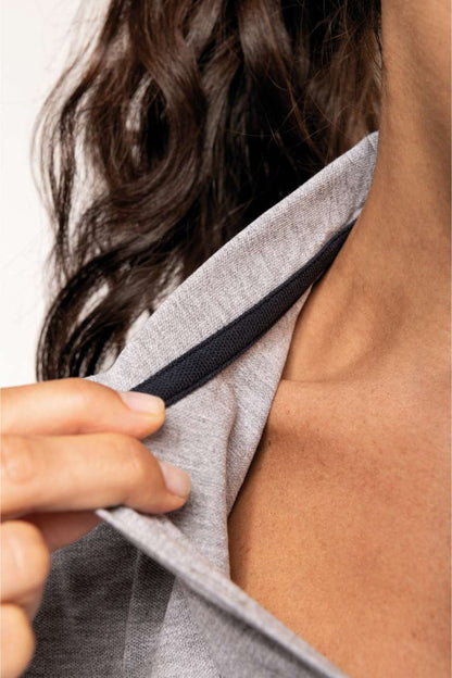 WK209 - LADIES’ SHORT-SLEEVED LONGLINE POLO SHIRT