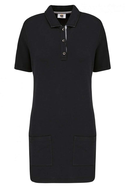 WK209 - LADIES’ SHORT-SLEEVED LONGLINE POLO SHIRT