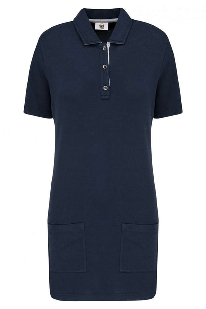 WK209 - LADIES’ SHORT-SLEEVED LONGLINE POLO SHIRT