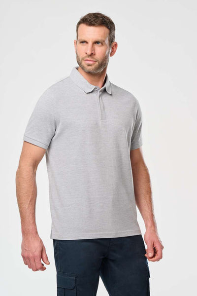 WK225 - MEN'S SHORT SLEEVE STUD POLO SHIRT