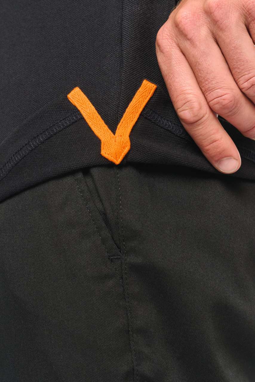 WK270 - MEN'S SHORT-SLEEVED CONTRASTING DAYTODAY POLO SHIRT