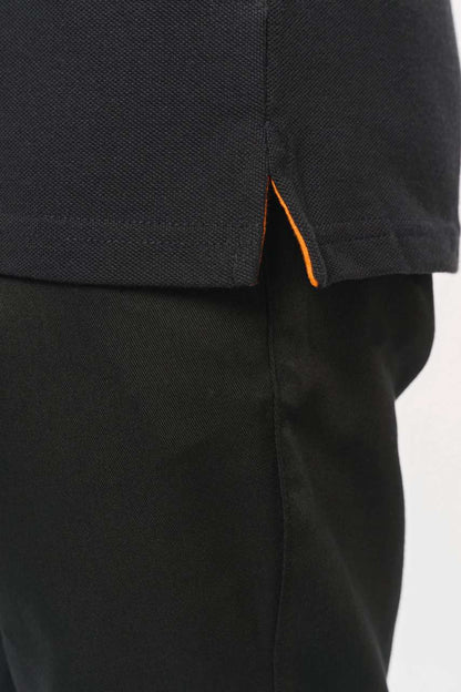 WK270 - MEN'S SHORT-SLEEVED CONTRASTING DAYTODAY POLO SHIRT