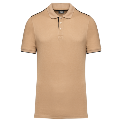 WK270 - MEN'S SHORT-SLEEVED CONTRASTING DAYTODAY POLO SHIRT