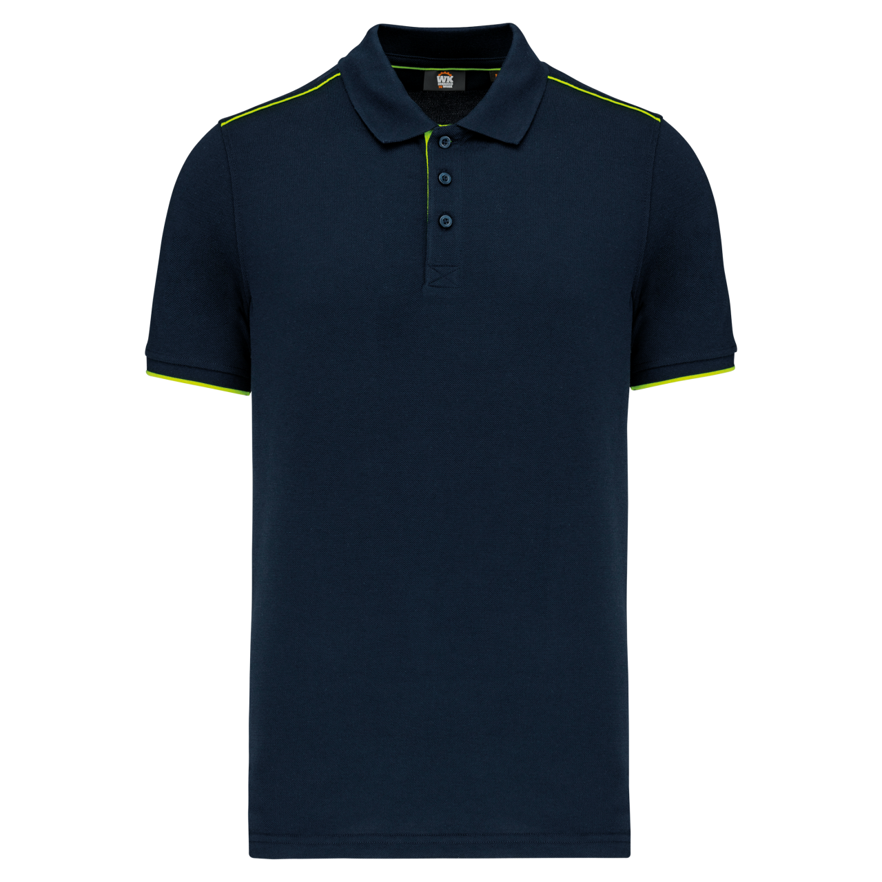 WK270 - MEN'S SHORT-SLEEVED CONTRASTING DAYTODAY POLO SHIRT