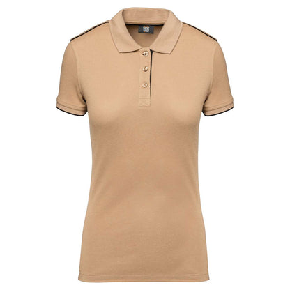 WK271 - LADIES' SHORT-SLEEVED CONTRASTING DAYTODAY POLO SHIRT