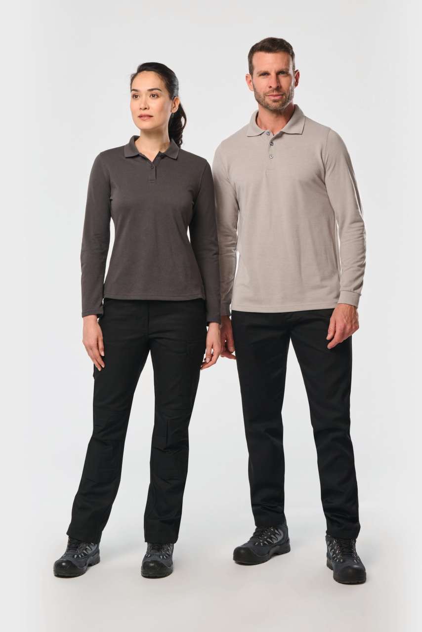 WK276 - MEN'S LONG-SLEEVED POLO SHIRT