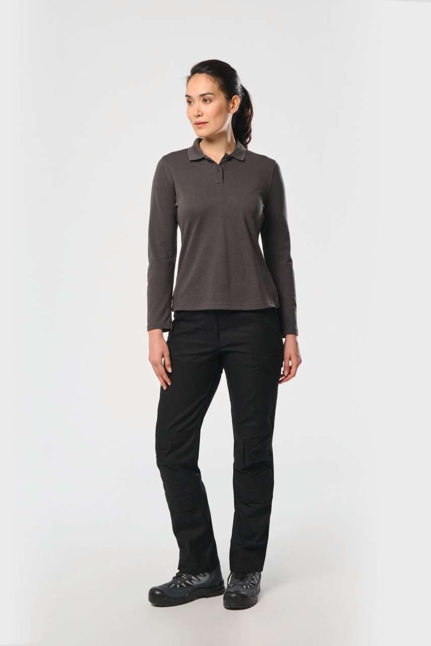 WK277 - LADIES' LONG-SLEEVED POLO SHIRT