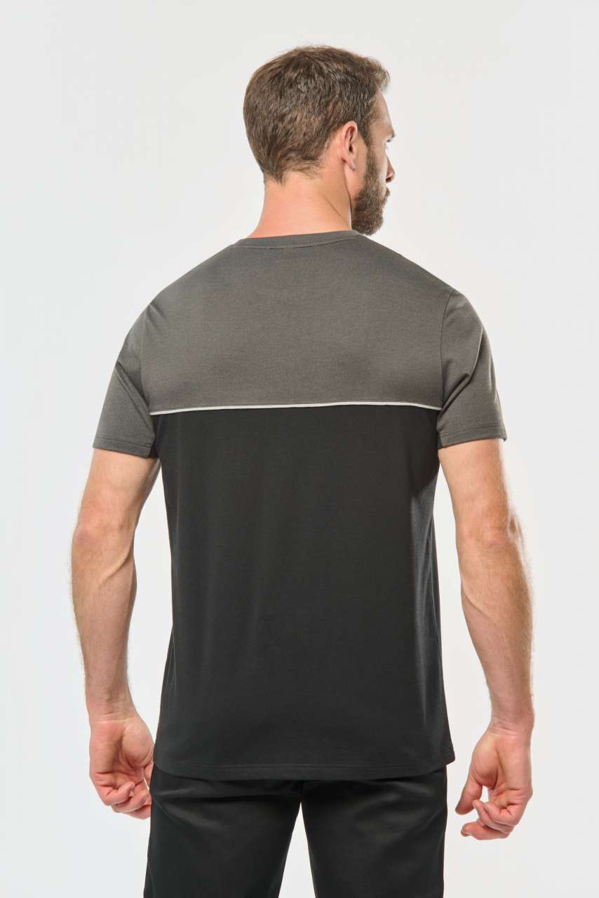 WK304 - UNISEX ECO-FRIENDLY SHORT SLEEVE TWO-TONE T-SHIRT