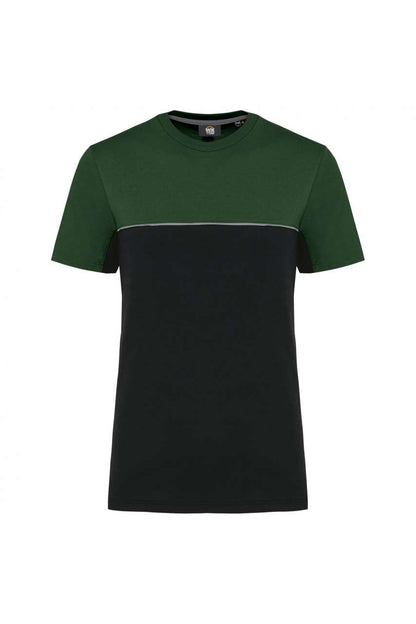 WK304 - UNISEX ECO-FRIENDLY SHORT SLEEVE TWO-TONE T-SHIRT