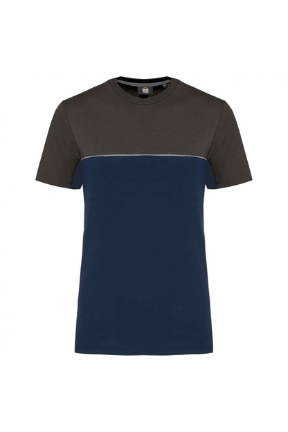 WK304 - UNISEX ECO-FRIENDLY SHORT SLEEVE TWO-TONE T-SHIRT