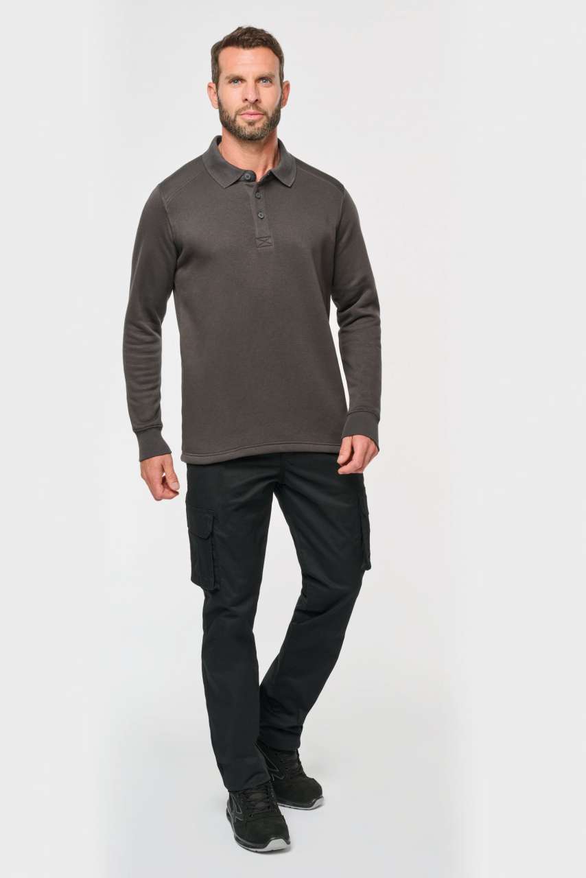 WK4000 - POLO NECK SWEATSHIRT