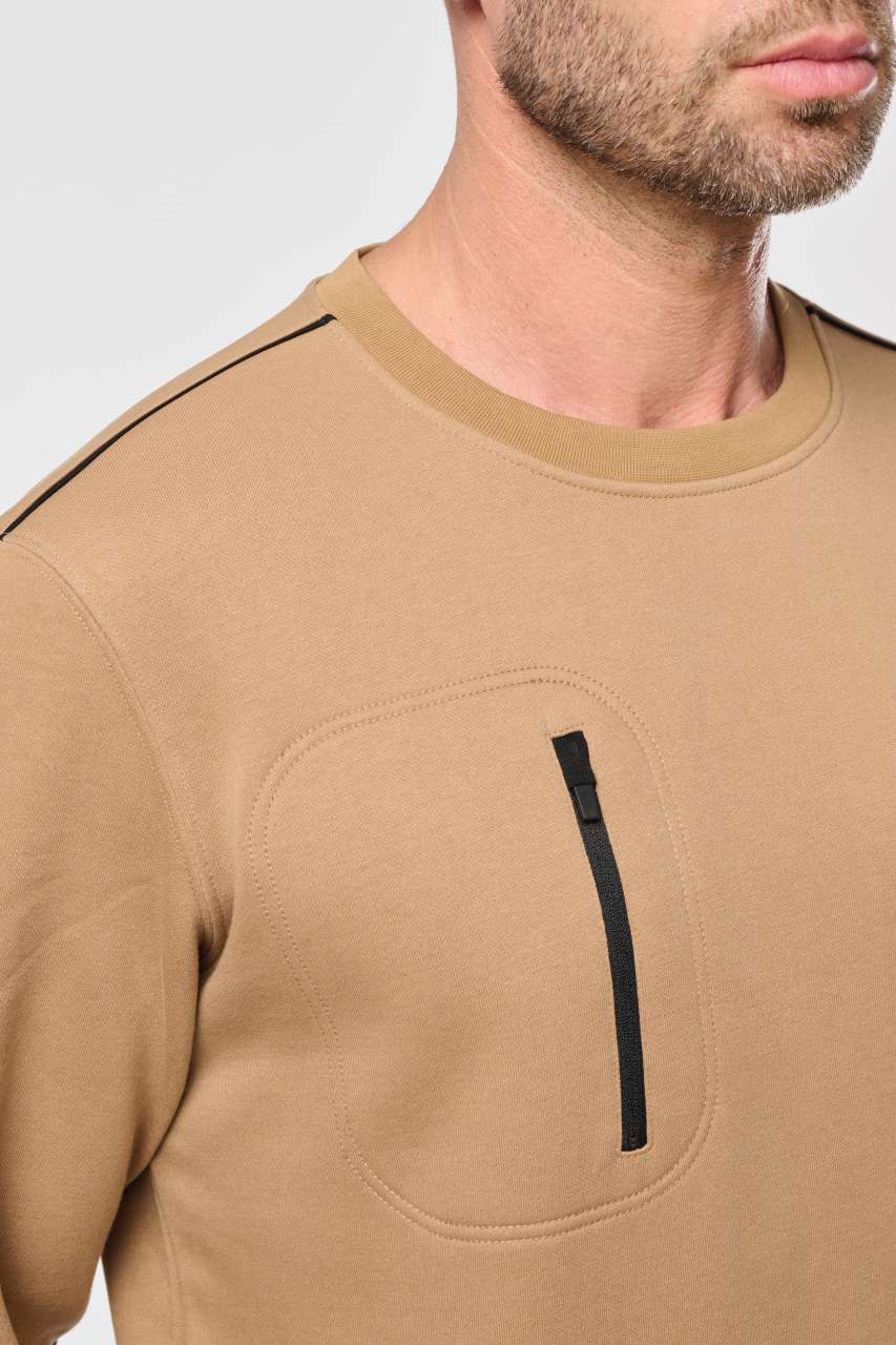 WK403 - UNISEX DAYTODAY CONTRASTING POCKET SWEATSHIRT