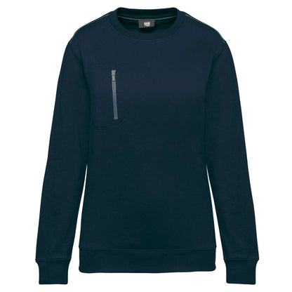 WK403 - UNISEX DAYTODAY CONTRASTING POCKET SWEATSHIRT