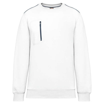 WK403 - UNISEX DAYTODAY CONTRASTING POCKET SWEATSHIRT