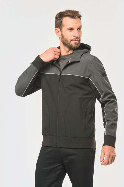 WK450 - UNISEX 3-LAYER TWO-TONE BIONIC SOFTSHELL JACKET