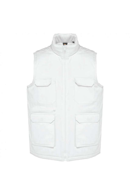 WK607 - UNISEX PADDED MULTI-POCKET POLYCOTTON VEST