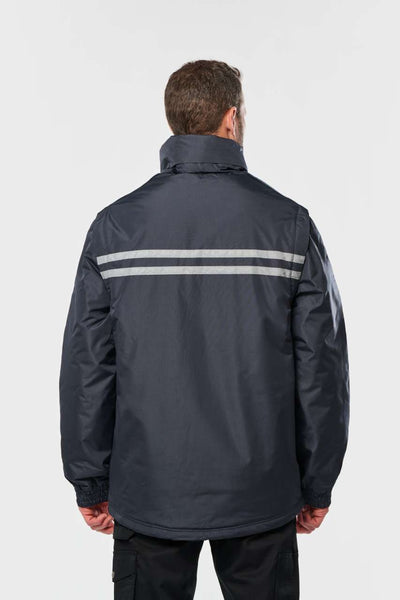 WK6106 - DETACHABLE-SLEEVED WORKWEAR PARKA