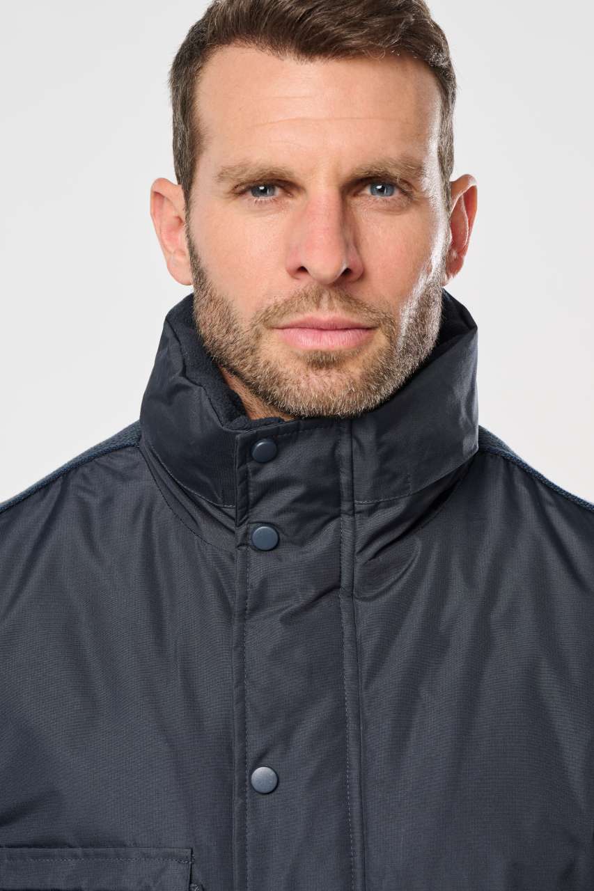 WK6106 - DETACHABLE-SLEEVED WORKWEAR PARKA