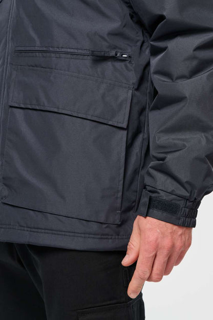 WK6106 - DETACHABLE-SLEEVED WORKWEAR PARKA