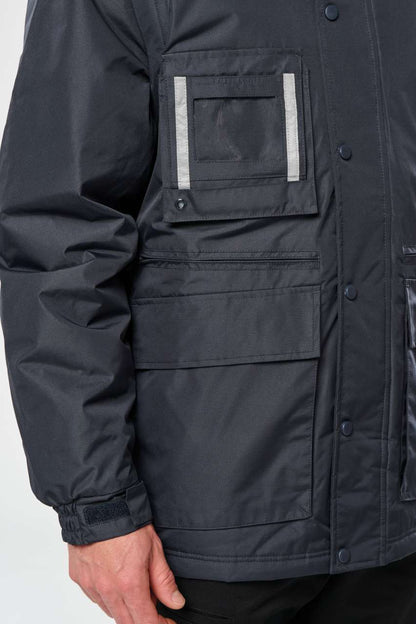 WK6106 - DETACHABLE-SLEEVED WORKWEAR PARKA