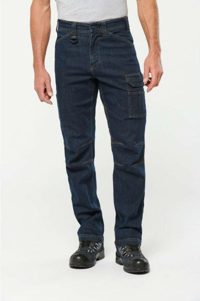 WK705 - MEN'S MULTIPOCKET DENIM TROUSERS