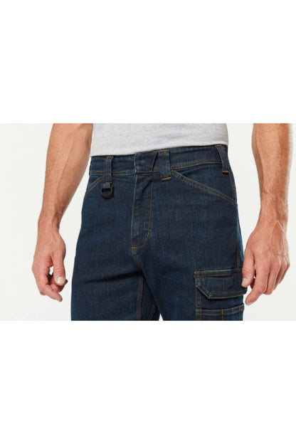 WK705 - MEN'S MULTIPOCKET DENIM TROUSERS
