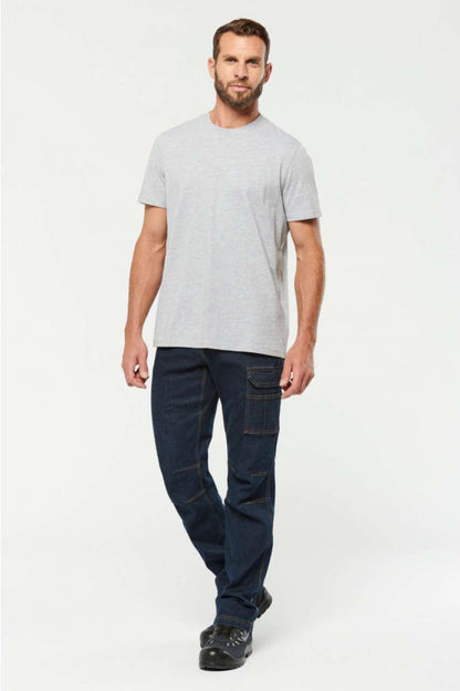 WK705 - MEN'S MULTIPOCKET DENIM TROUSERS