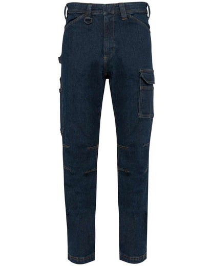 WK705 - MEN'S MULTIPOCKET DENIM TROUSERS
