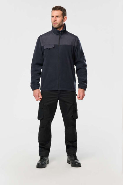 WK9105 - FLEECE JACKET WITH REMOVABLE SLEEVES