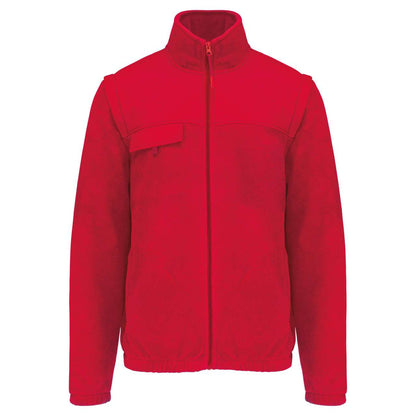 WK9105 - FLEECE JACKET WITH REMOVABLE SLEEVES